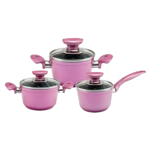 سرویس قابلمه ام جی اس  5 پارچه گرانیت مدل babyset